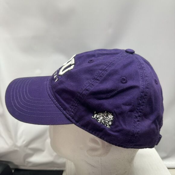 TCU Texas Christian Horned Frogs Equestrian Purple Hat Cap Adjustable NCAA - Picture 4 of 7